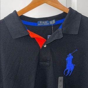 Ralph Lauren Polo Black Big Poney Men 2XB Big&Tall